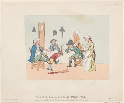 Akşam veya Duygu Adamı, 1 Mayıs 1803., 1 Mayıs 1803. by Thomas Rowlandson