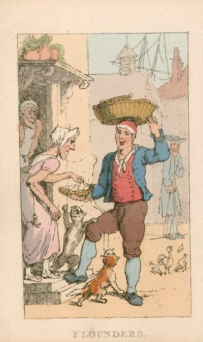 pisi balığı by Thomas Rowlandson