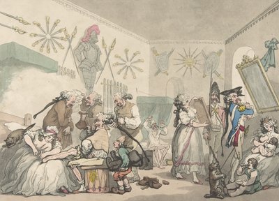 Fransız Kışlası, 12 Ağustos 1791., 12 Ağustos 1791 by Thomas Rowlandson