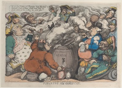 Funcking the Corsican, 6 Aralık 1813., 6 Aralık 1813. by Thomas Rowlandson