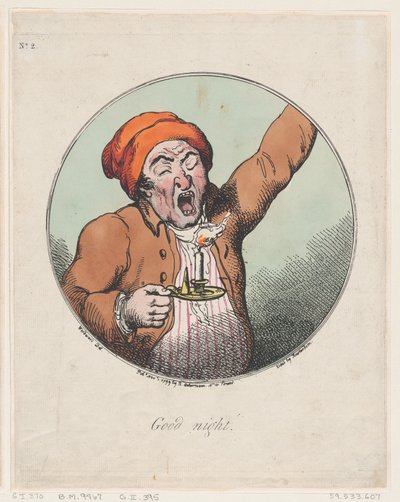 İyi Geceler, 1 Kasım 1799., 1 Kasım 1799. by Thomas Rowlandson