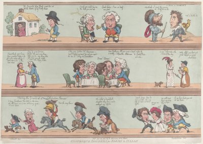 Odalar ve Salonlar için Grotesk Sınırlar, [20 Kasım 1800], yeniden basım., [20 Kasım 1800], yeniden basım. by Thomas Rowlandson