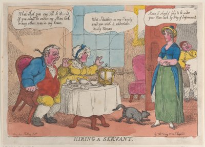 Hizmetçi Kiralama, 1811., 1811. by Thomas Rowlandson