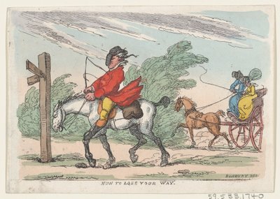Yolunuzu Nasıl Kaybedersiniz, 1803-1815., 1803-1815. by Thomas Rowlandson