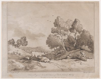 Bir Tahta Demetini Bağlayan Figürlü Manzara, 21 Mayıs 1789., 21 Mayıs 1789. by Thomas Rowlandson