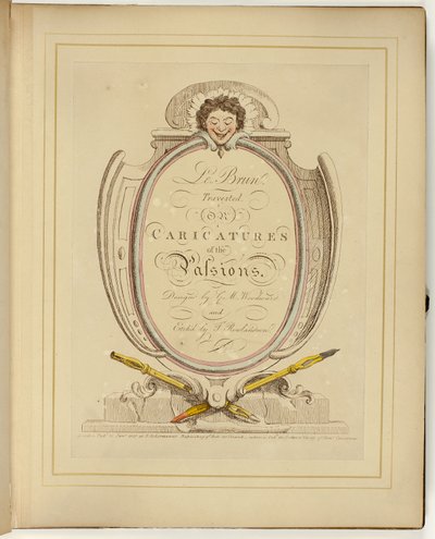 Le Brun Travesti ya da Tutkuların Karikatürleri by Thomas Rowlandson