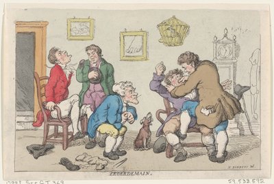 Legerdemain, 1799., 1799. by Thomas Rowlandson