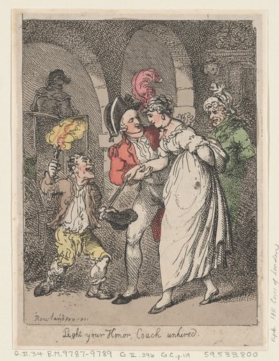 Sayın Yargıç, Koç, işe alınmamış, 1811., 1811. by Thomas Rowlandson