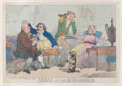 Yatak Odasının Efendileri, 14 Nisan 1784., 14 Nisan 1784. by Thomas Rowlandson
