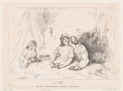 Lüks, 7 Mart 1786., 7 Mart 1786. by Thomas Rowlandson