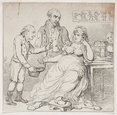 Çöplüklerdeki Melpomene veya Tiyatro Hükümdarları Tarafından Savunan Çocuk Oyunu, Aralık..., 14 Aralık 1804. by Thomas Rowlandson