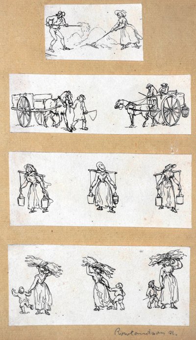 Minyatür Çalışmaları (gravür) by Thomas Rowlandson