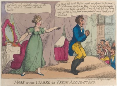 Clarke veya Fresh Suçlamaların devamı, 14 Temmuz 1809., 14 Temmuz 1809. by Thomas Rowlandson