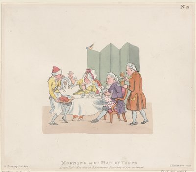Sabah, ya da Lezzet Adamı, 1 Mayıs 1803., 1 Mayıs 1803. by Thomas Rowlandson