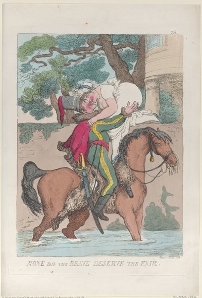 Hiçbiri Ama Cesur Fuarı Hak Eder, 1813., 1813. by Thomas Rowlandson