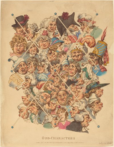 Tek-Karakterler by Thomas Rowlandson