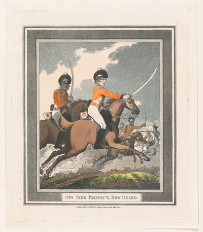 Off Side Protect, New Guard, 1 Eylül 1798., 1 Eylül 1798. by Thomas Rowlandson