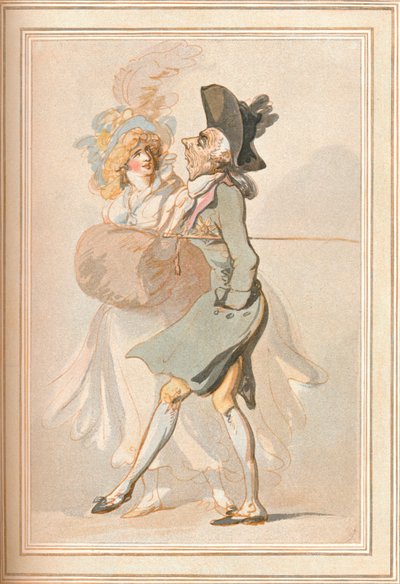 Eski Q veya Yıpranmış Bir Debauchee, c1790, 1902 by Thomas Rowlandson