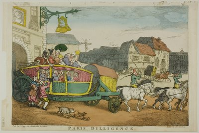 Paris Çalışkanlığı by Thomas Rowlandson