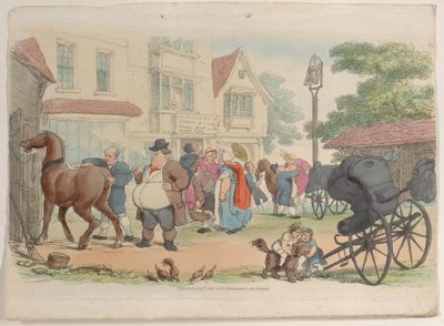 Levha 27, Minyatürde Dünyadan, 1816., 1816. by Thomas Rowlandson