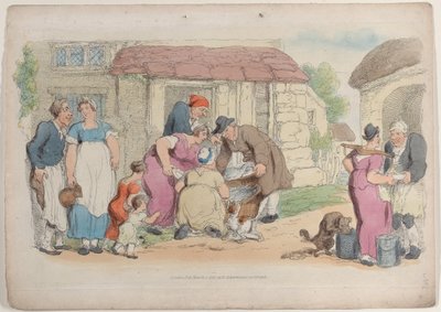 Plaka 2, Minyatürde Dünyadan, 1816., 1816. by Thomas Rowlandson