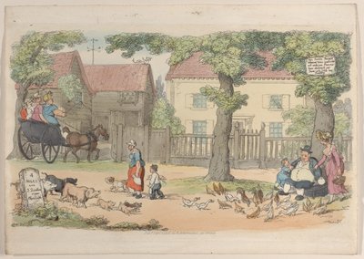 Levha 32, Minyatürde Dünyadan, 1816., 1816. by Thomas Rowlandson