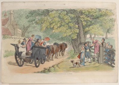 Levha 33, Minyatürde Dünyadan, 1816., 1816. by Thomas Rowlandson