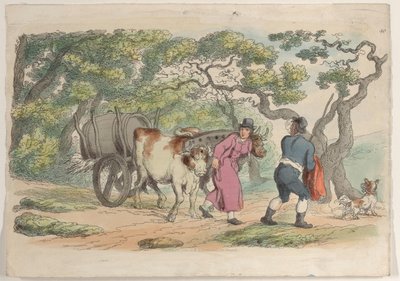 Levha 40, Minyatürde Dünyadan, 1816., 1816. by Thomas Rowlandson