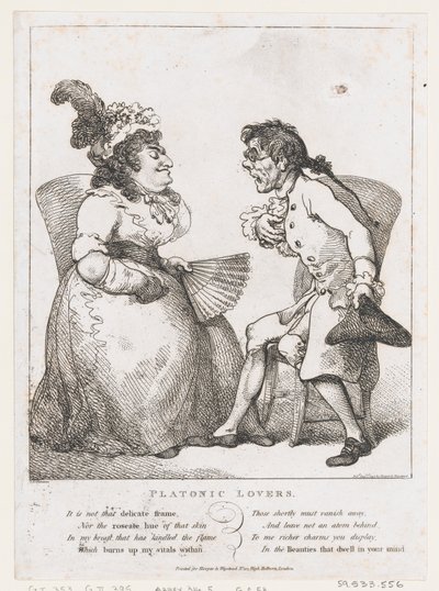 Platonik Aşıklar, 1 Ağustos 1797., 1 Ağustos 1797. by Thomas Rowlandson