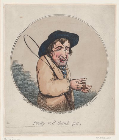 Oldukça İyi Teşekkürler, 20 Ekim 1799., 20 Ekim 1799. by Thomas Rowlandson