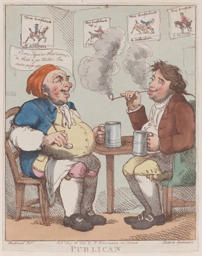 Publican, 30 Ağustos 1799., 30 Ağustos 1799. by Thomas Rowlandson