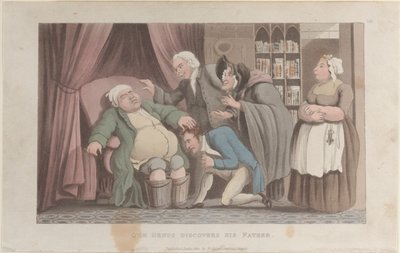 Quae Cinsi Babasını Keşfediyor, The History of Johnny Quae Genus, The Li..., 1 Ocak 1822. by Thomas Rowlandson