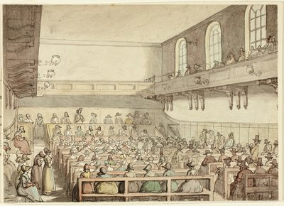 Quakers Toplantısı by Thomas Rowlandson