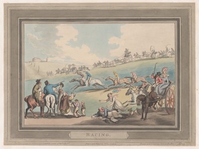 Yarış [Başlangıç], 1 Ocak 1799., 1 Ocak 1799. by Thomas Rowlandson