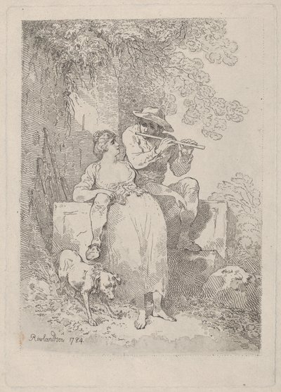 Güneşli Günlerde Çalışmadan Dinlenme, 1784-87., 1784-87. by Thomas Rowlandson