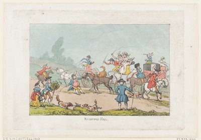 Richmond Tepesi, 1811., 1811. by Thomas Rowlandson