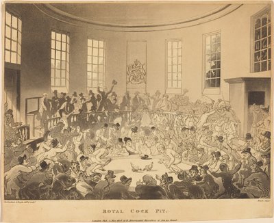 Kraliyet Kokpiti by Thomas Rowlandson