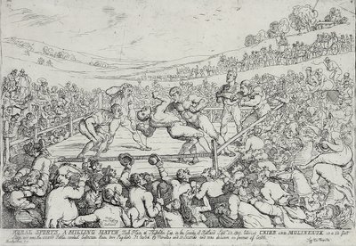 Kırsal Sporlar - Bir Değirmen Maçı, 28 Eylül by Thomas Rowlandson