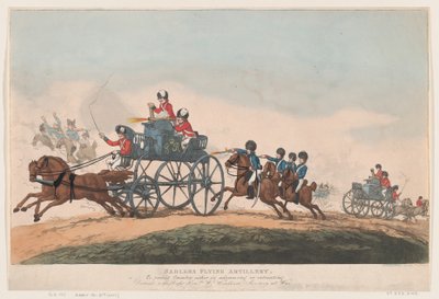 Sadlers Uçan Topçu, 3 Eylül 1798., 3 Eylül 1798. by Thomas Rowlandson