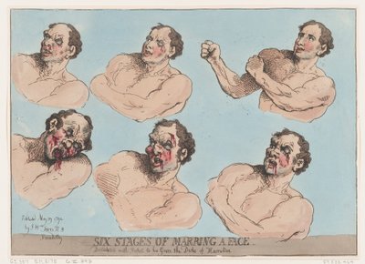Bir Yüzü Bozmanın Altı Aşaması, 29 Mayıs 1792., 29 Mayıs 1792. by Thomas Rowlandson