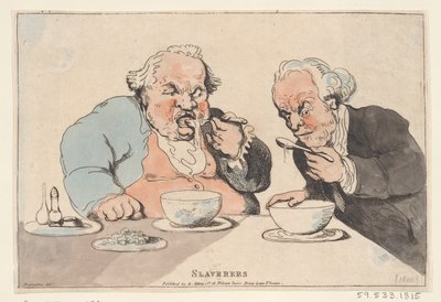 Köleciler, 1799-1800., 1799-1800. by Thomas Rowlandson
