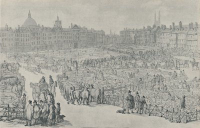 Smithfield Pazarı, 1810, 1920 by Thomas Rowlandson