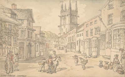 Austell, Cornwall, 1780-1827. by Thomas Rowlandson
