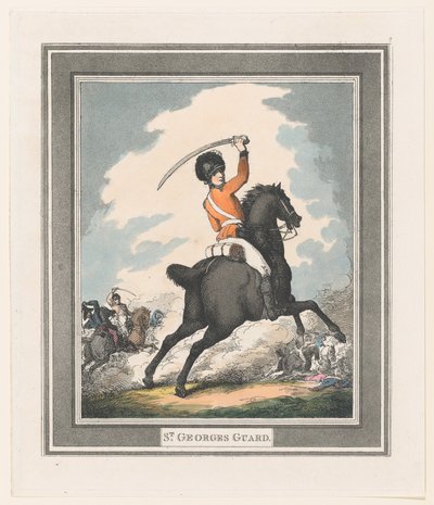 Aziz George Muhafızları, 1798., 1798. by Thomas Rowlandson