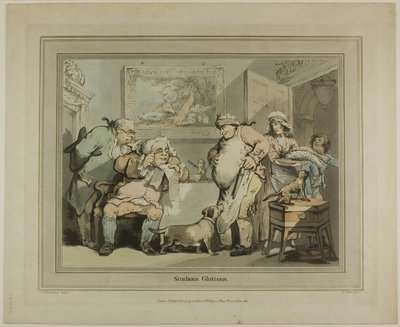çalışkan oburlar by Thomas Rowlandson