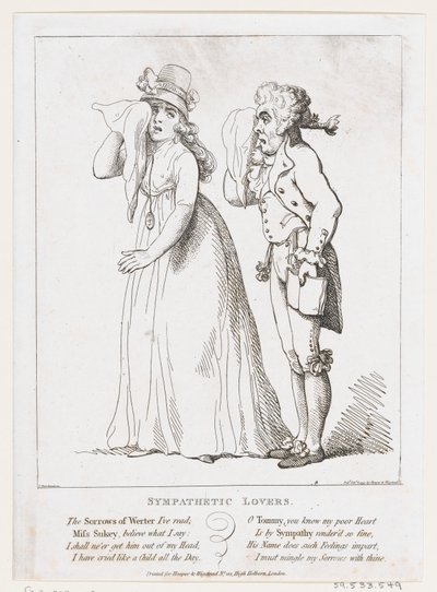 Sempatik Aşıklar, 6 Şubat 1797., 6 Şubat 1797. by Thomas Rowlandson