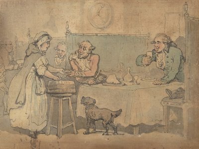 Taverna sahnesi, 1780-1827. by Thomas Rowlandson