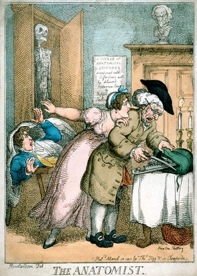 Anatomist, 1811 by Thomas Rowlandson