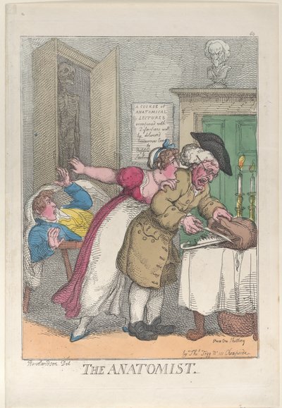 Anatomist, 12 Mart 1811., 12 Mart 1811. by Thomas Rowlandson