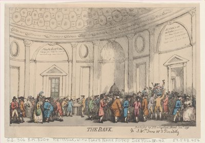 Banka, Ocak 1792., Ocak 1792. by Thomas Rowlandson
